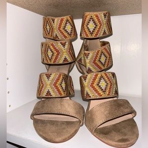 Ashley Stewart WIDE WIDTH Strappy heel sandal